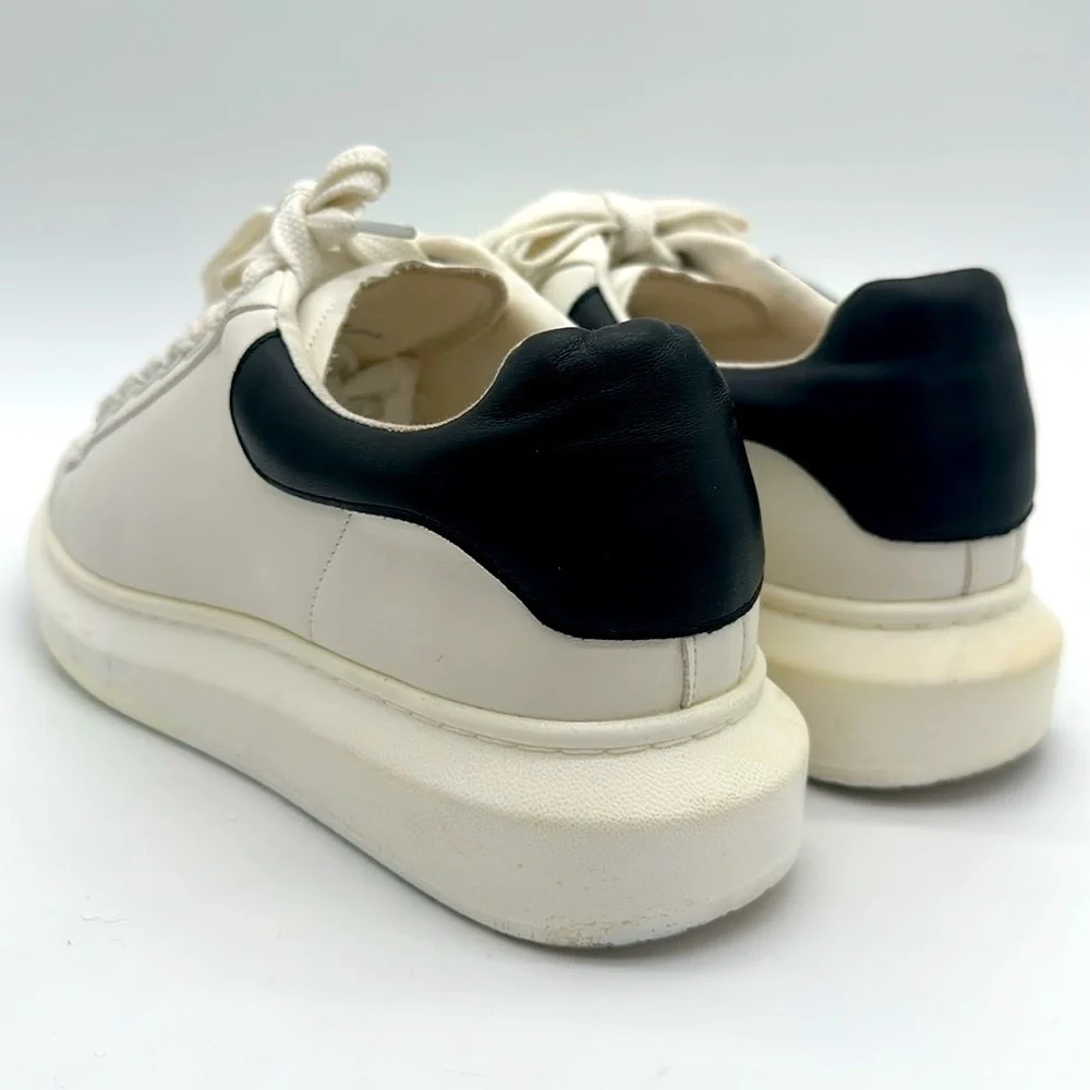 Steve Madden White and Black Size 8? Platform Sneakers Support Lifestyle